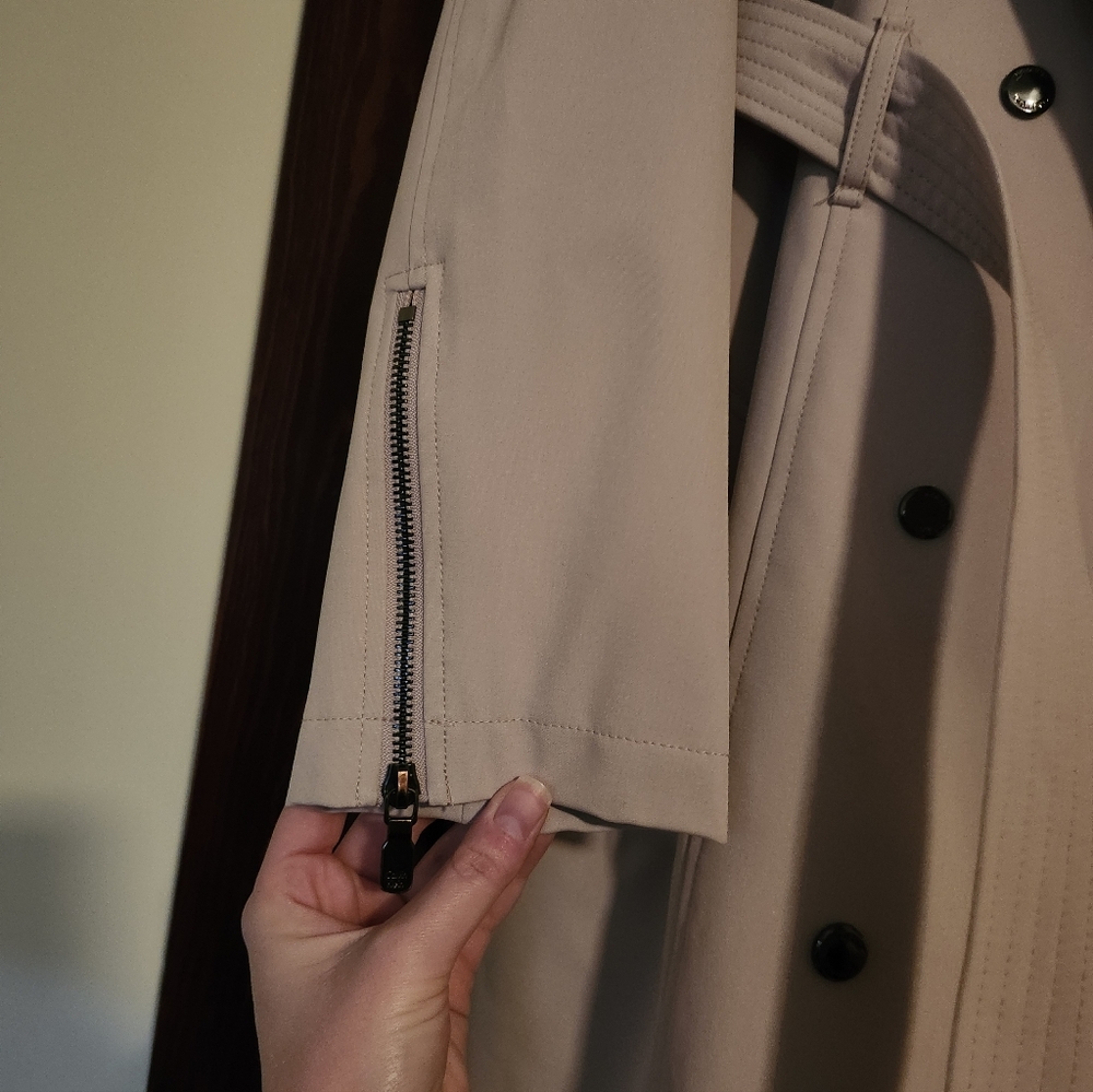 Calvin Klein Women's Beige Trench Coat - Picture 3 of 7
